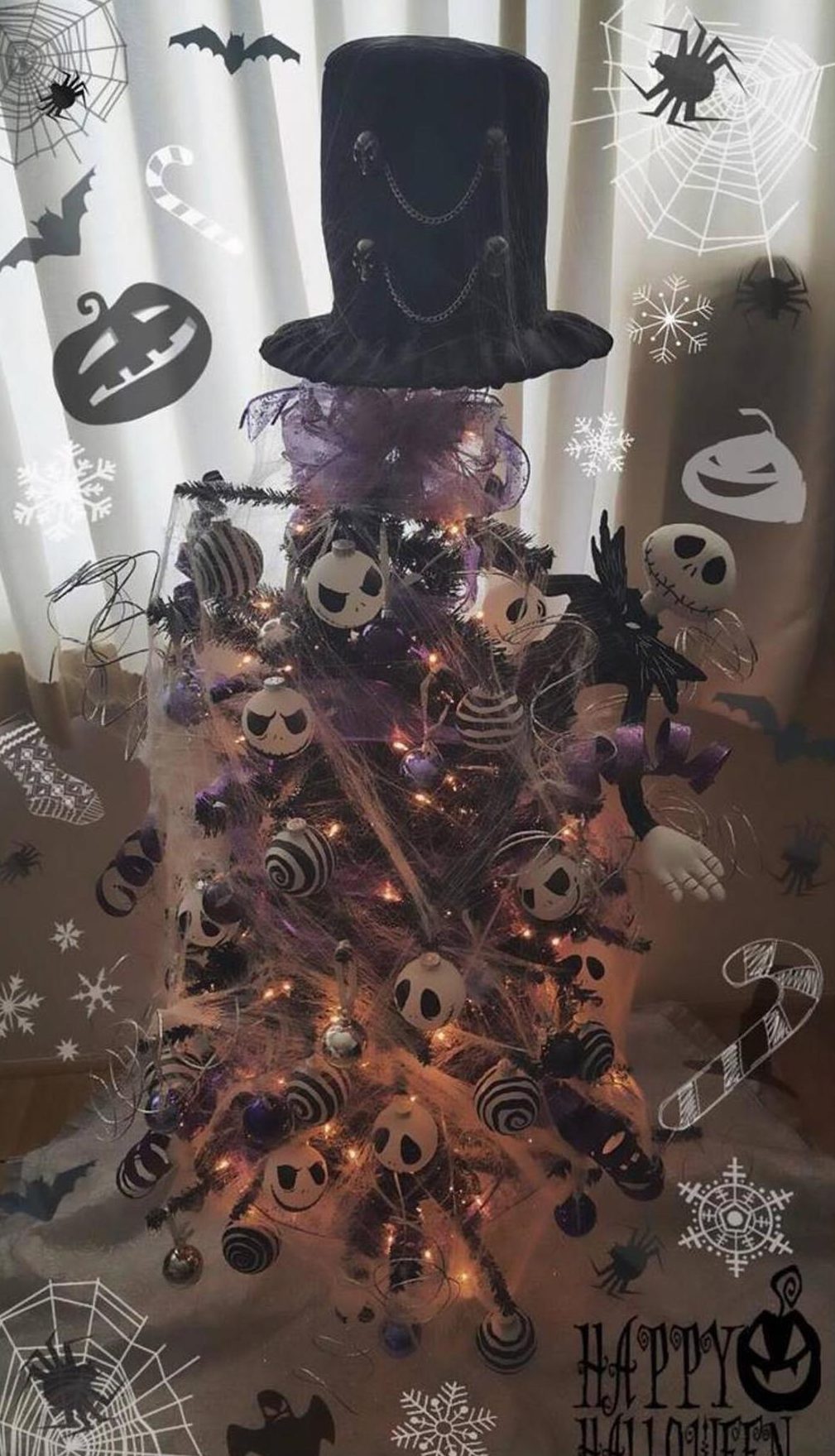 Halloween Christmas tree 