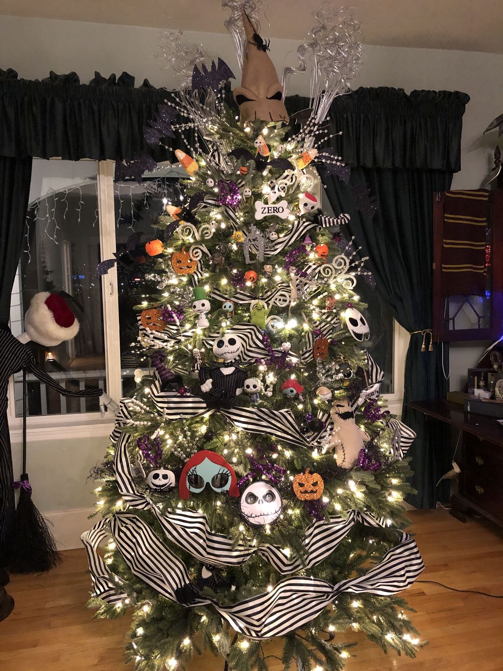 Halloween tree decorations