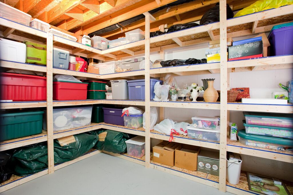 Label the Bins to Maximize and Organize Your Basement Space 