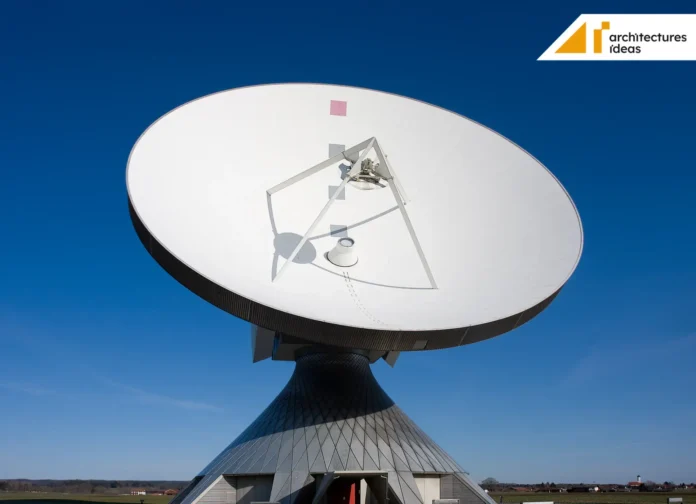 modern aerial satellites