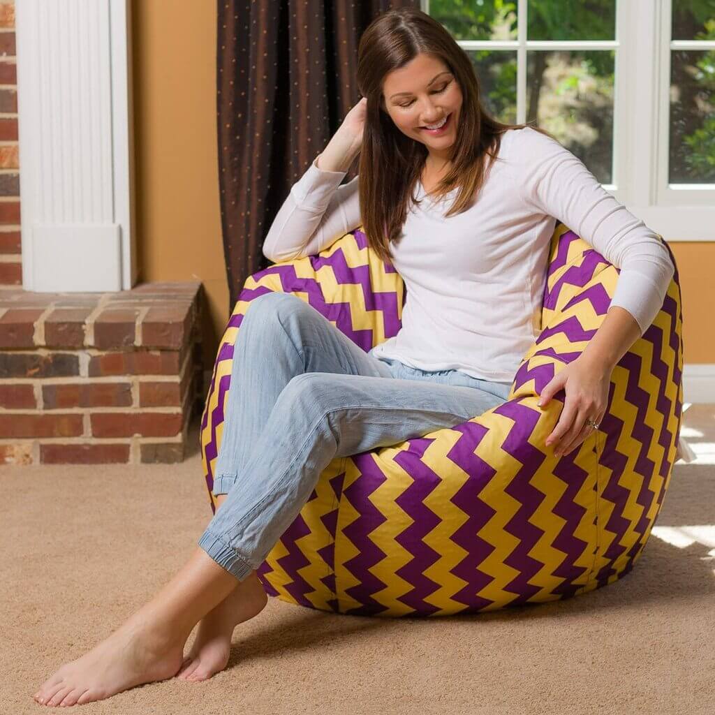 Patterned Bean Bag Chair
