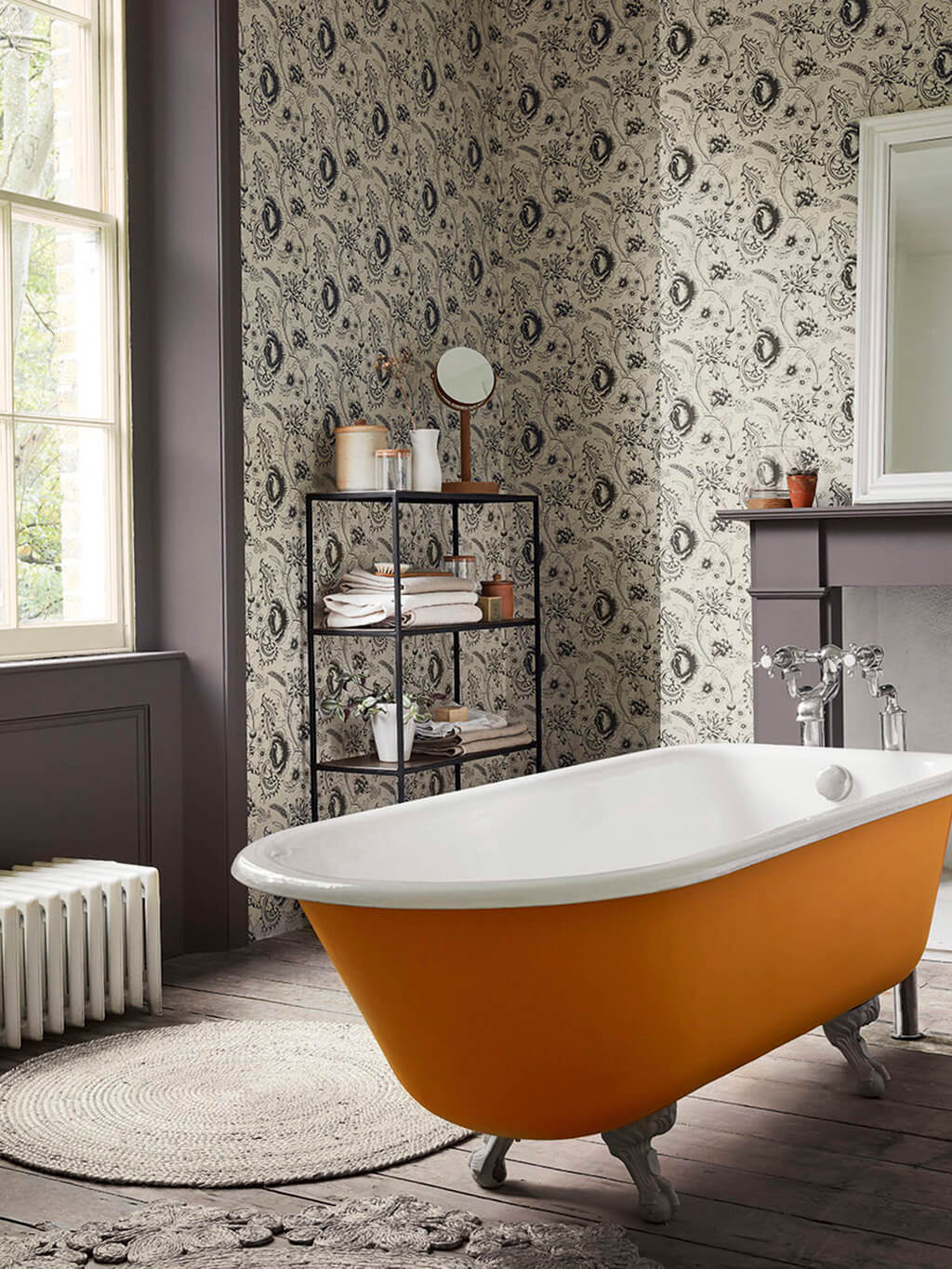 9 Bathroom Wallpaper Ideas Cover Walls in Most Creative Way