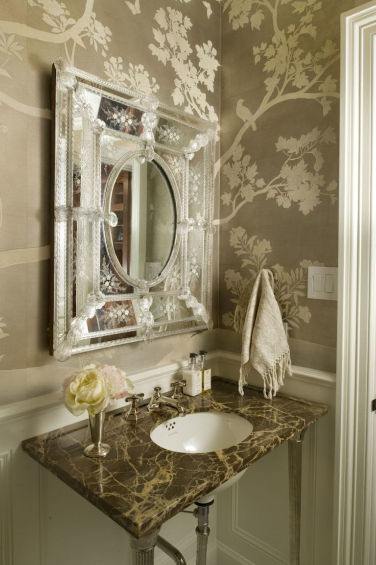 9 Bathroom Wallpaper Ideas Cover Walls in Most Creative Way