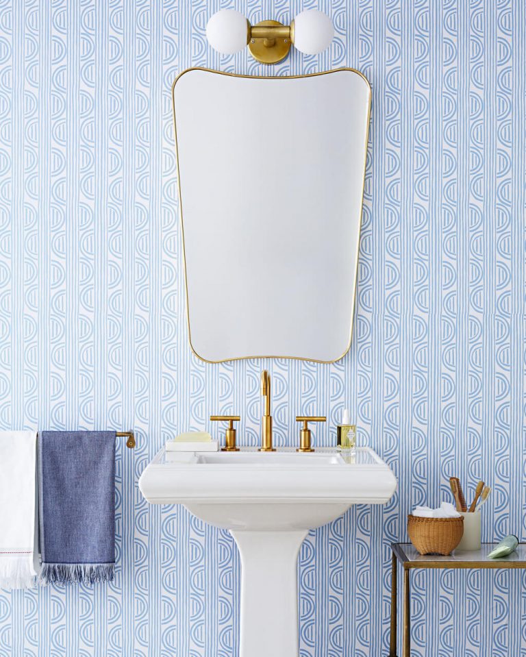 9 Bathroom Wallpaper Ideas: Cover Walls in Most Creative Way