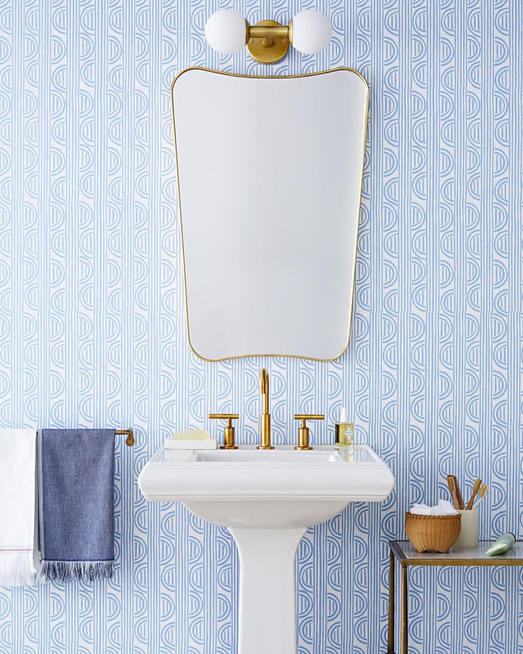 bathroom wallpaper ideas 