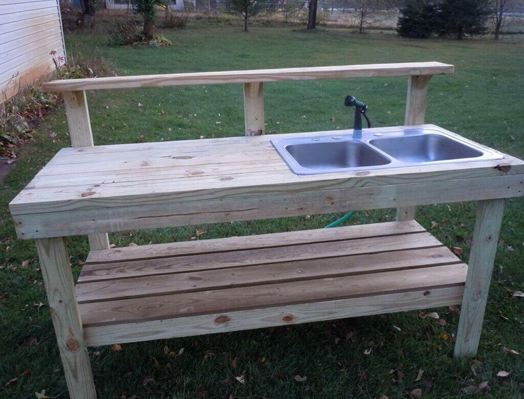 diy outdoor sink 