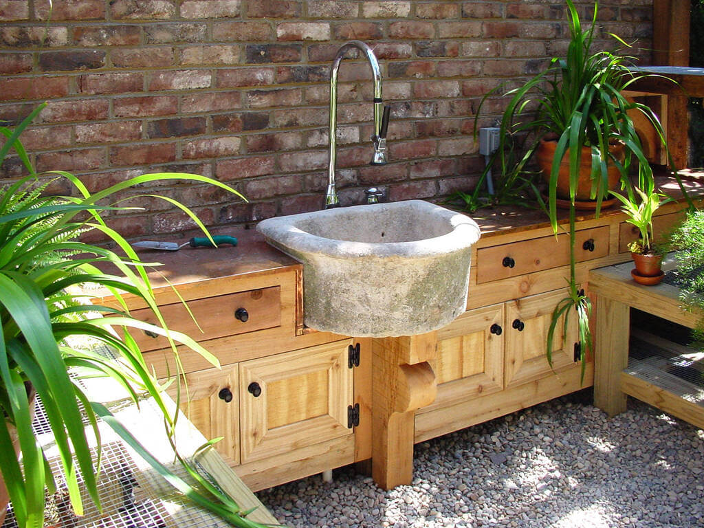 diy outdoor sink