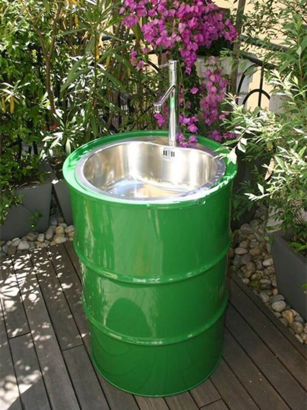 diy outdoor sink