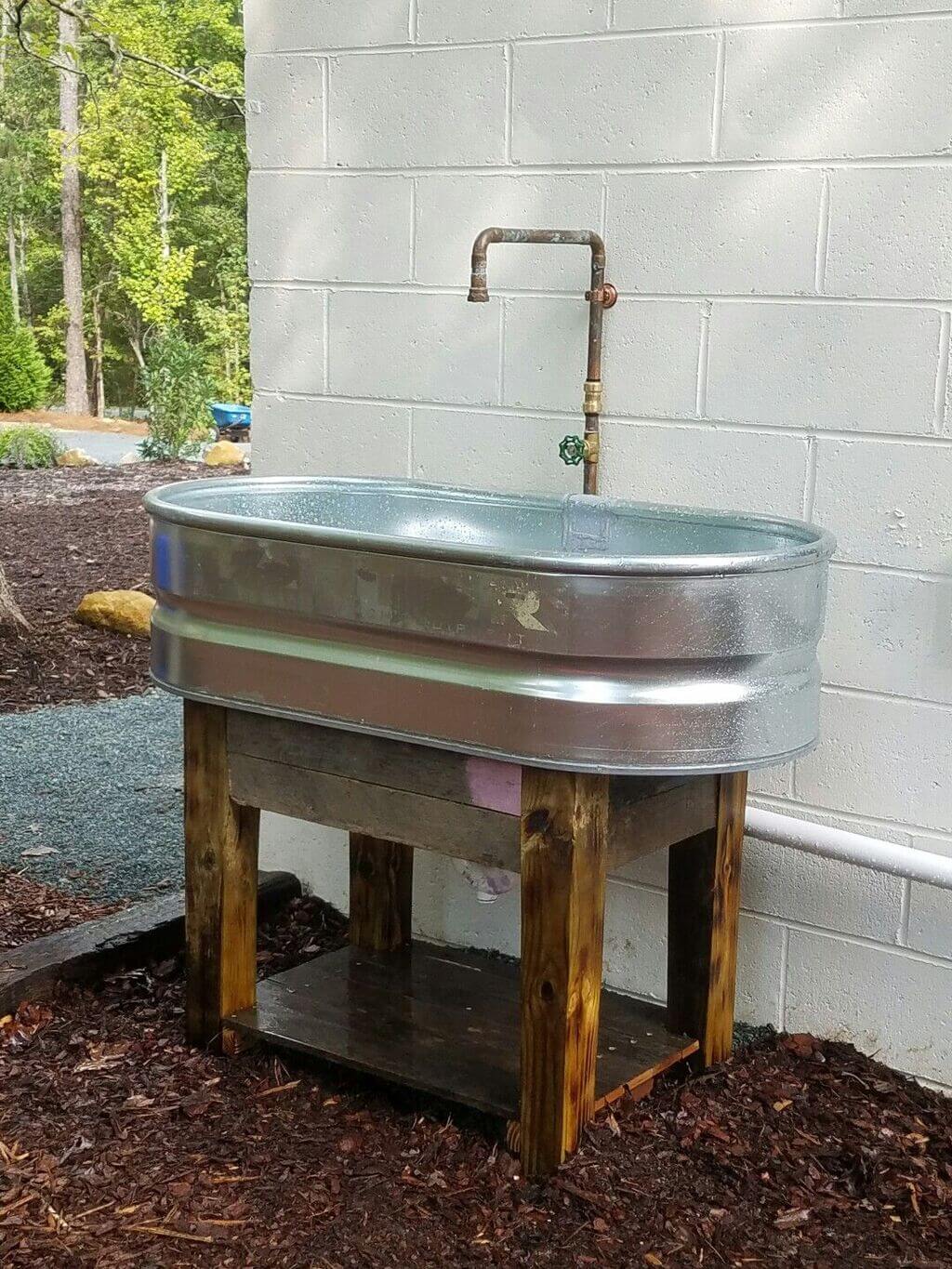 DIY Outdoor Sink: 11+ Creative and Functional Garden Sink