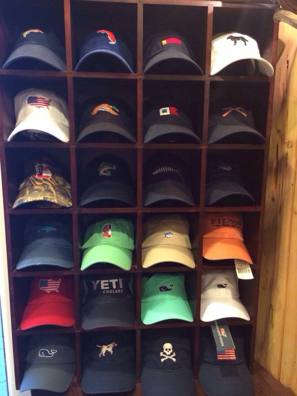 Space Saving Baseball Cap Storage