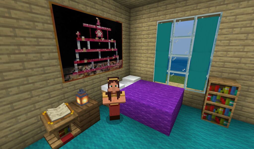 Minecraft Interior Design Ideas 15, How To Make A Super Cool Bedroom In Minecraft