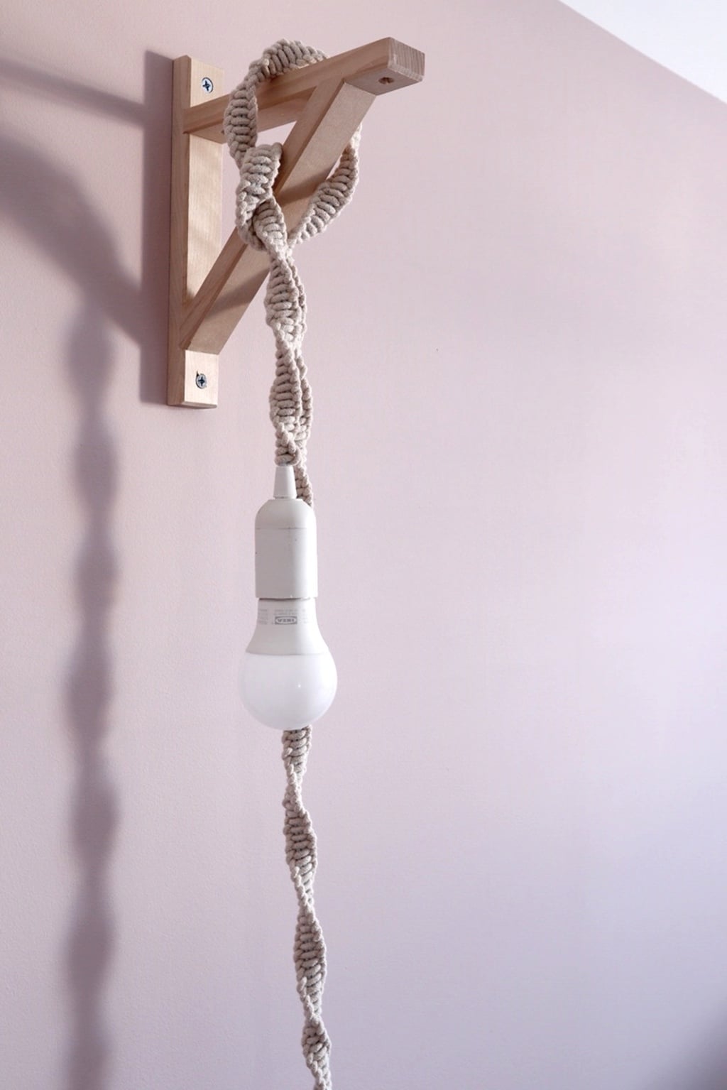  DIY Macrame Lamp Cord