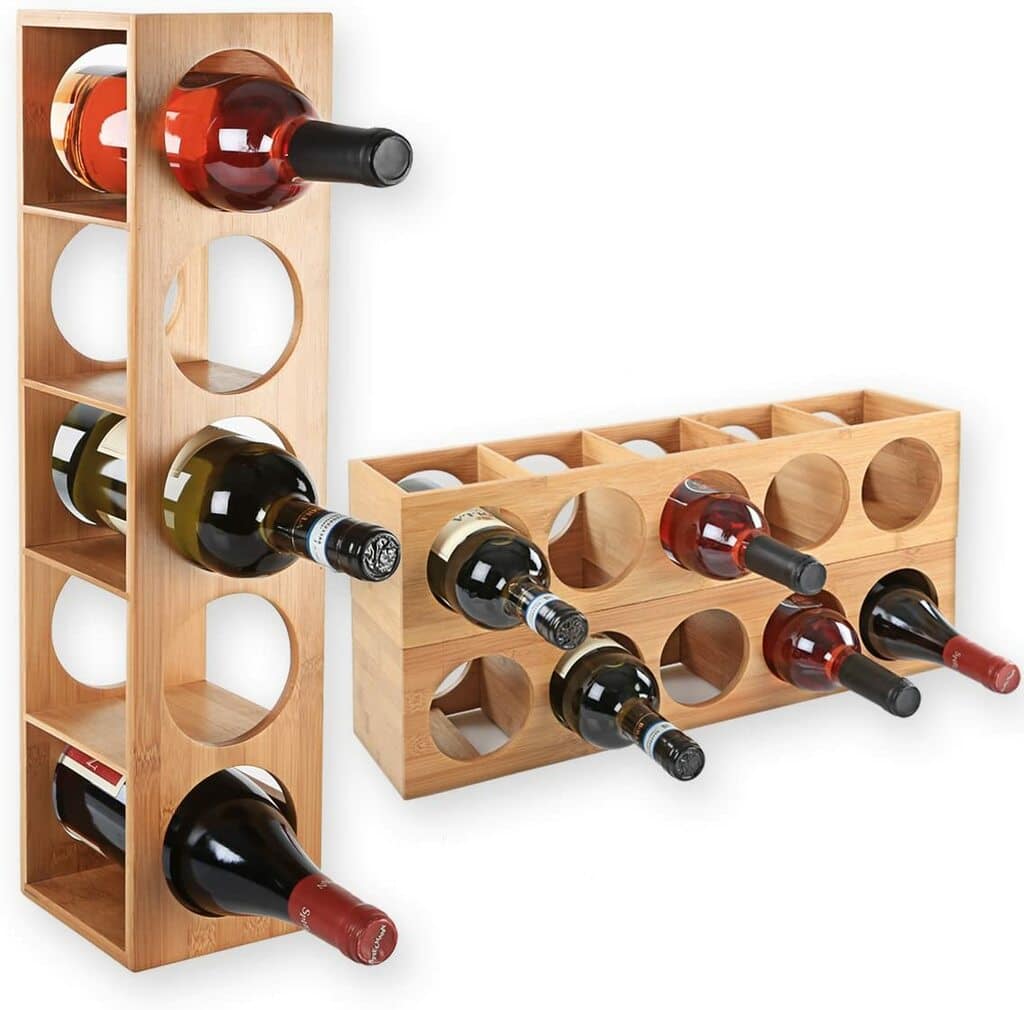 DIY Circular Wine Rack