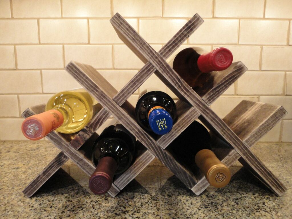 Countertop Wine Rack Plan