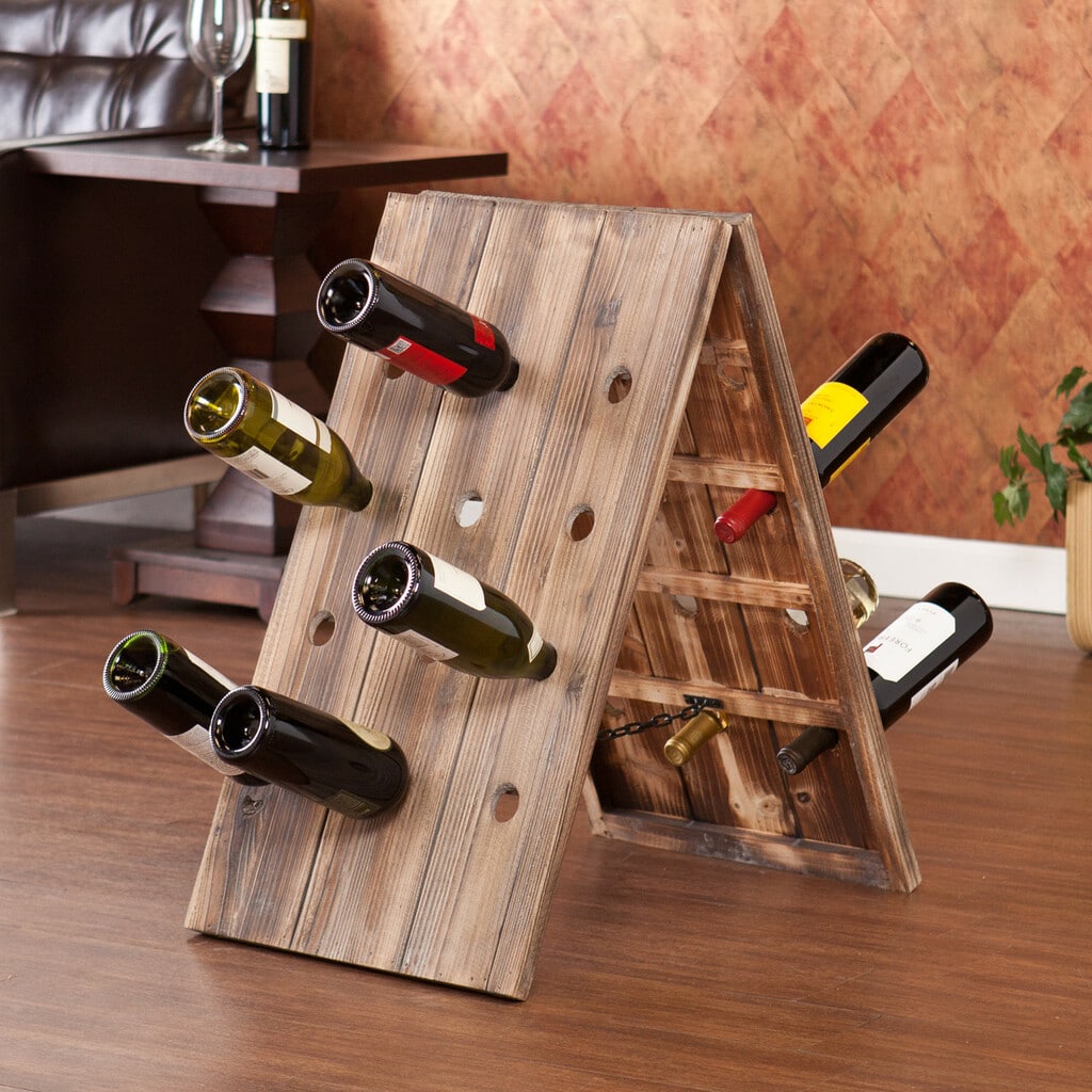 Picket Fence Wine Rack Plan