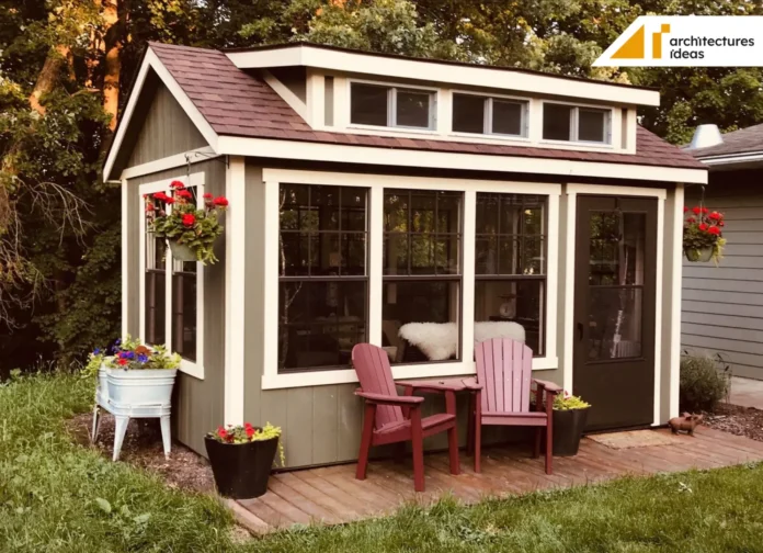 Shed Into a Home Offices