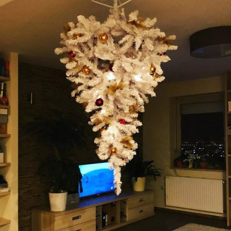 15 Best Upside Down Christmas Tree Decorating Ideas