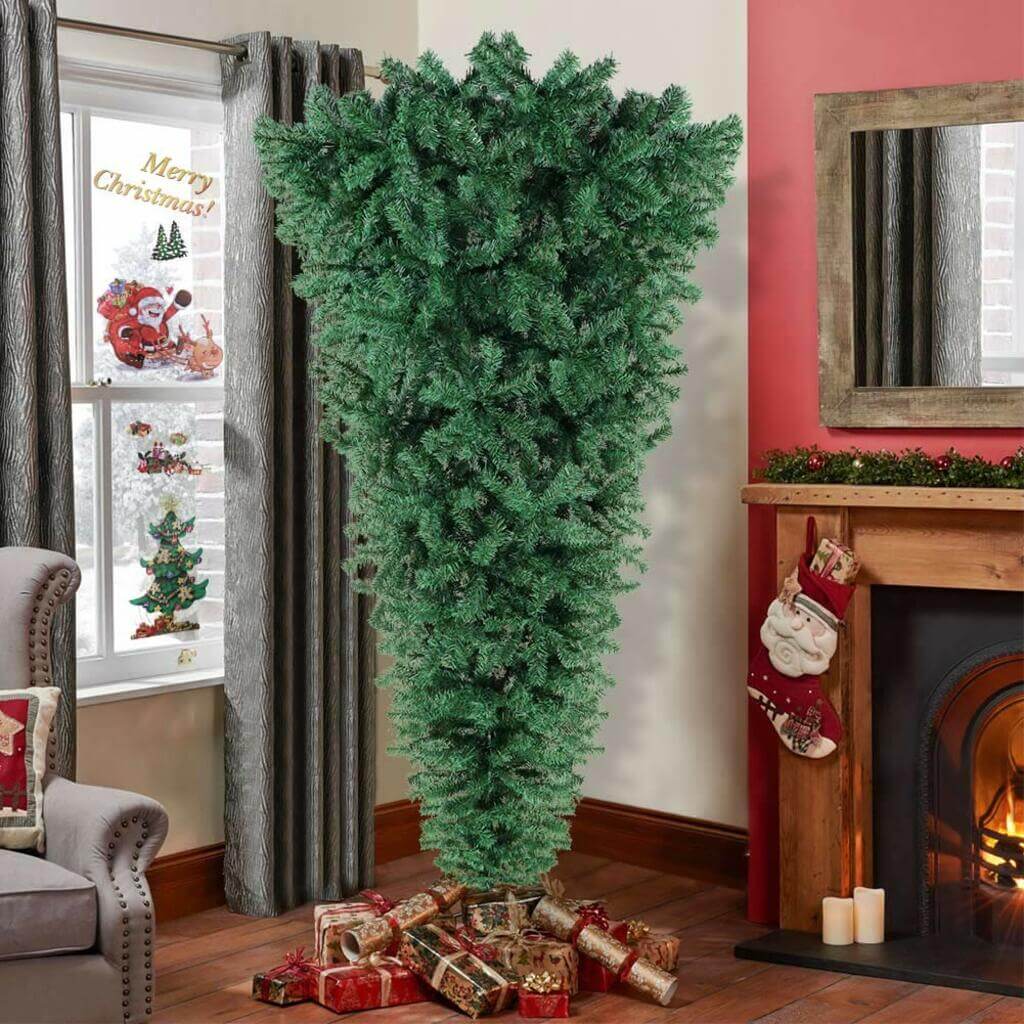 15+ Best Upside Down Christmas Tree Decorating Ideas