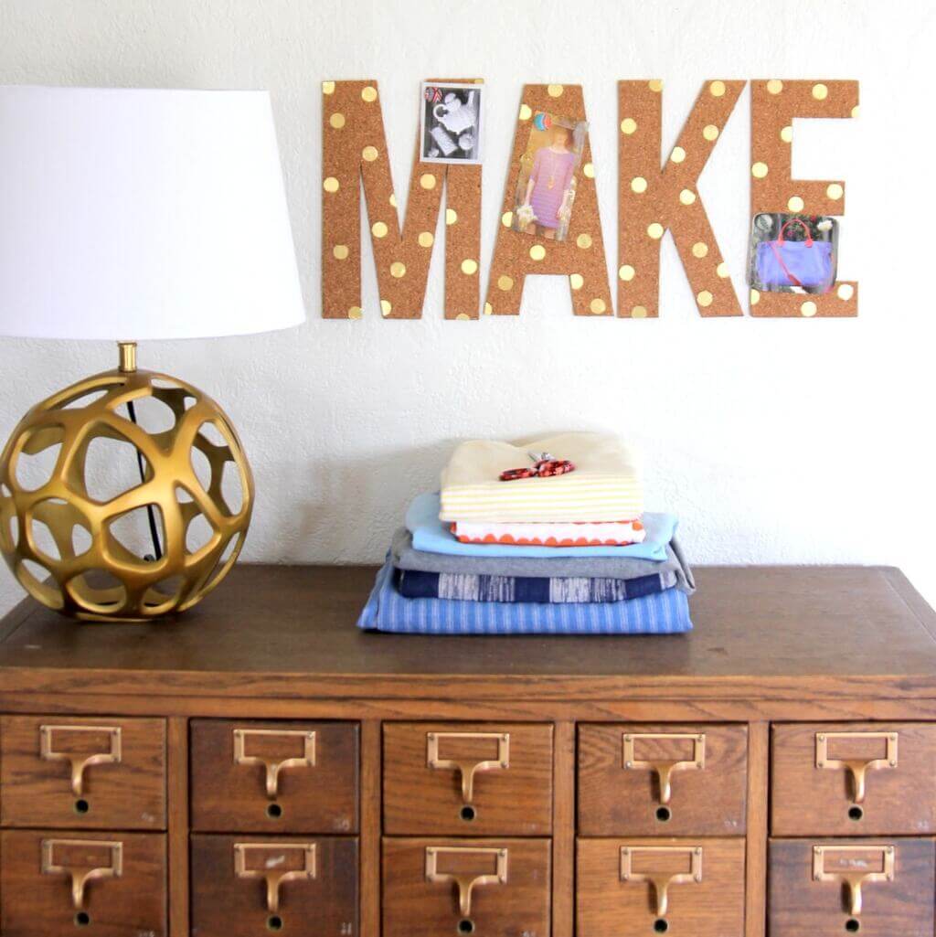 diy cork board