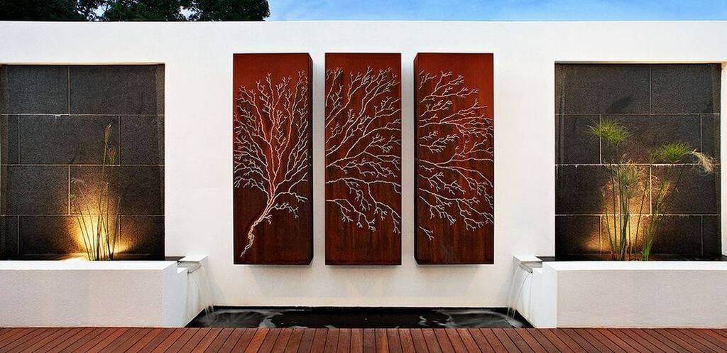 outside wall art decor