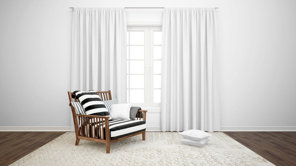 white blackout curtains Installation Tips
