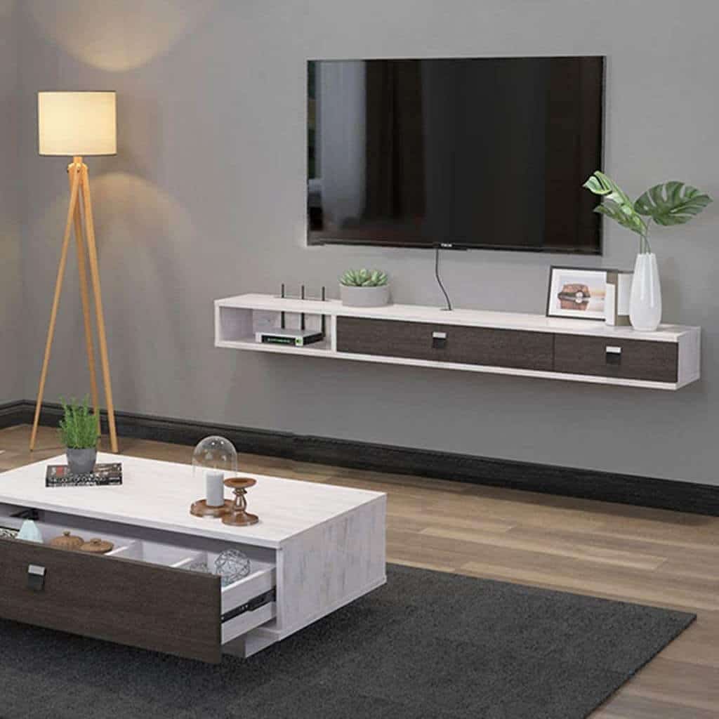 floating tv stand