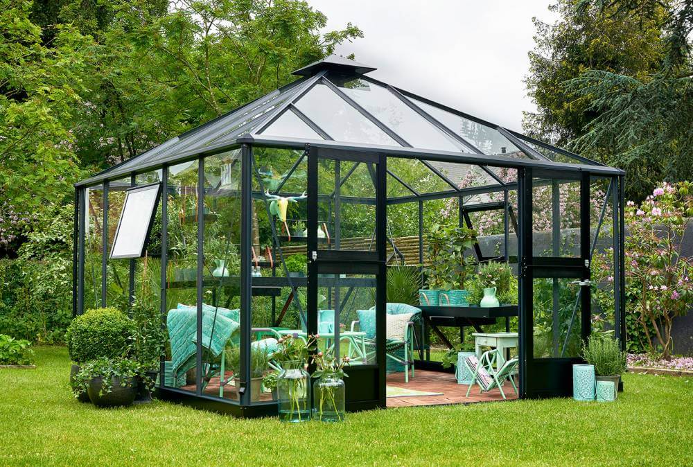Create A Seating Area in greenhouse