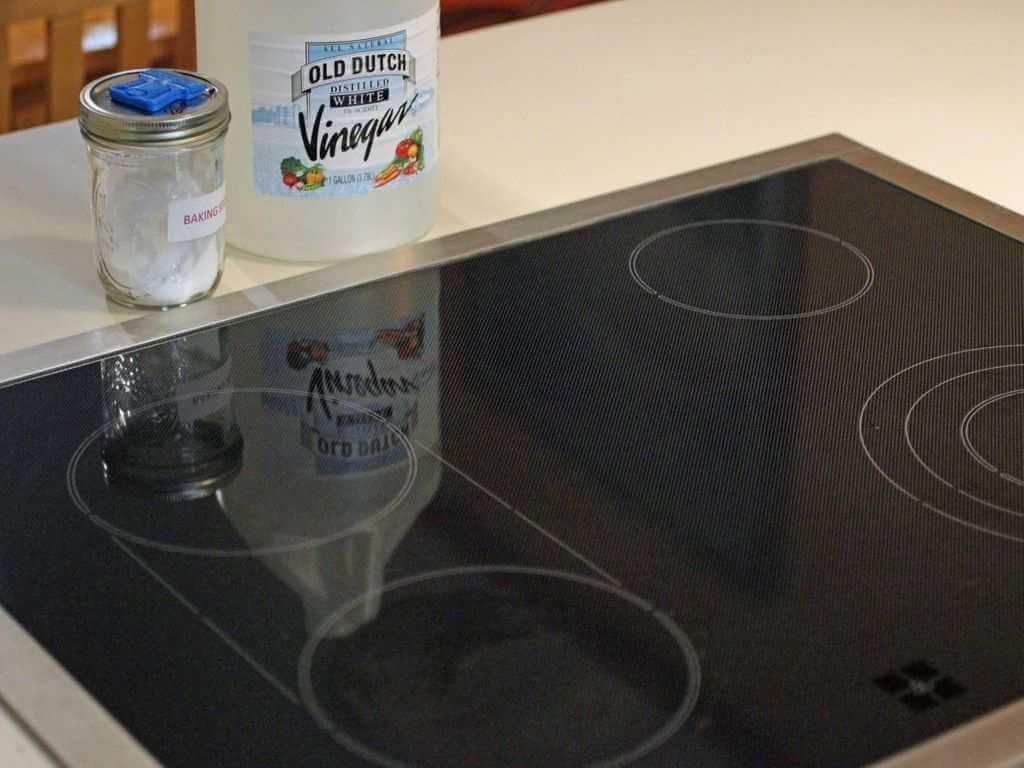 how to clean glass top stove