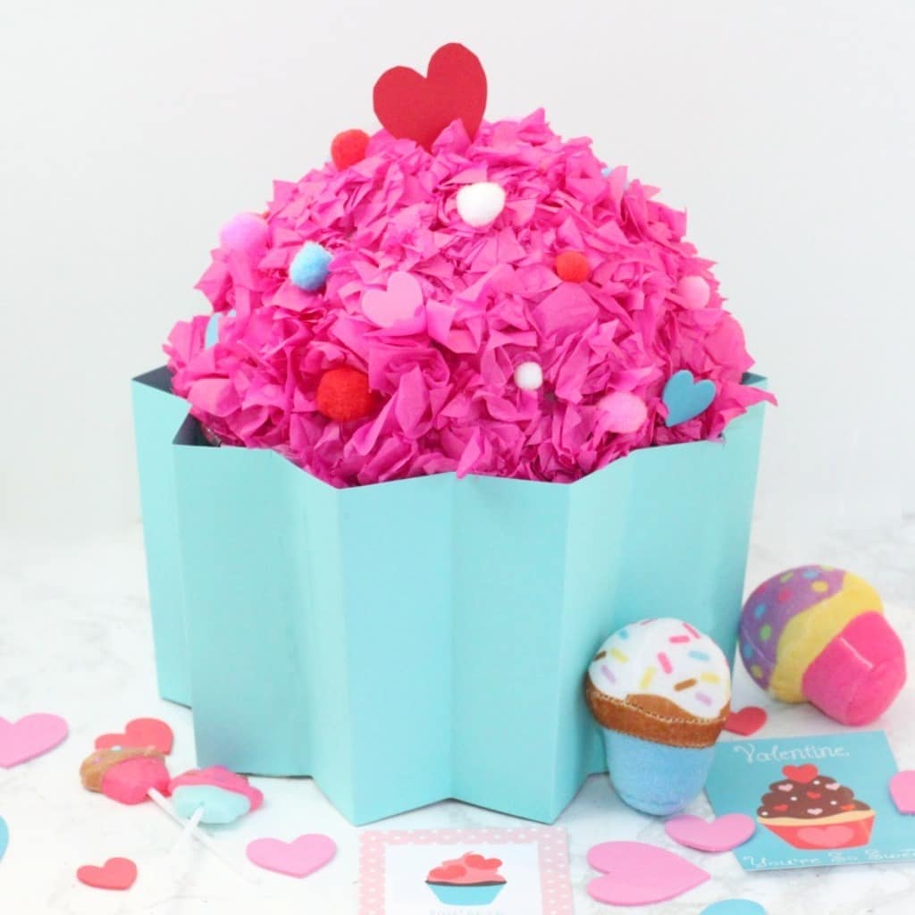 Diy Cupcake Valentine Card Box