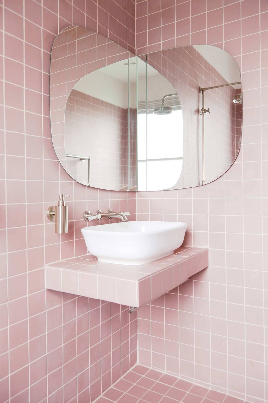 Bathroom Mirror Ideas 17 Reflective, Pink Vanity Mirror Frames