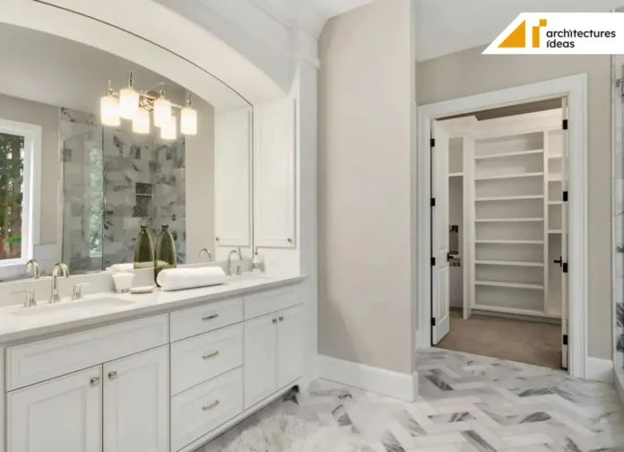 framed bathroom mirror ideas
