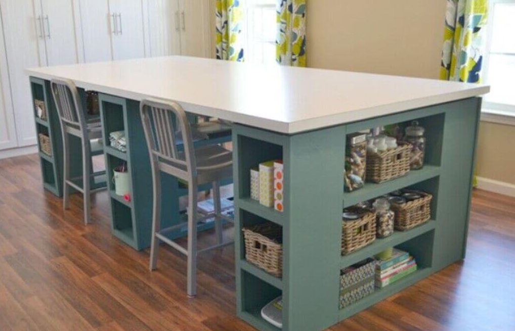 craft desk with storage Architectures Ideas
