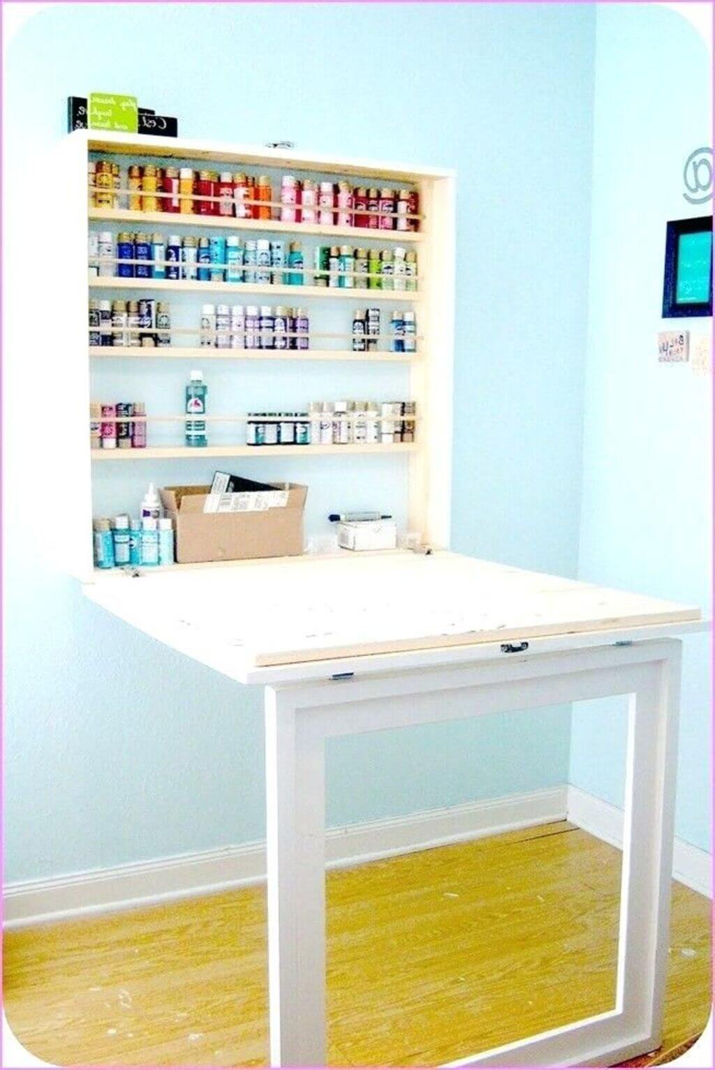 craft desk with storage Architectures Ideas