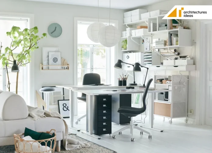 Home Office Window Treatment