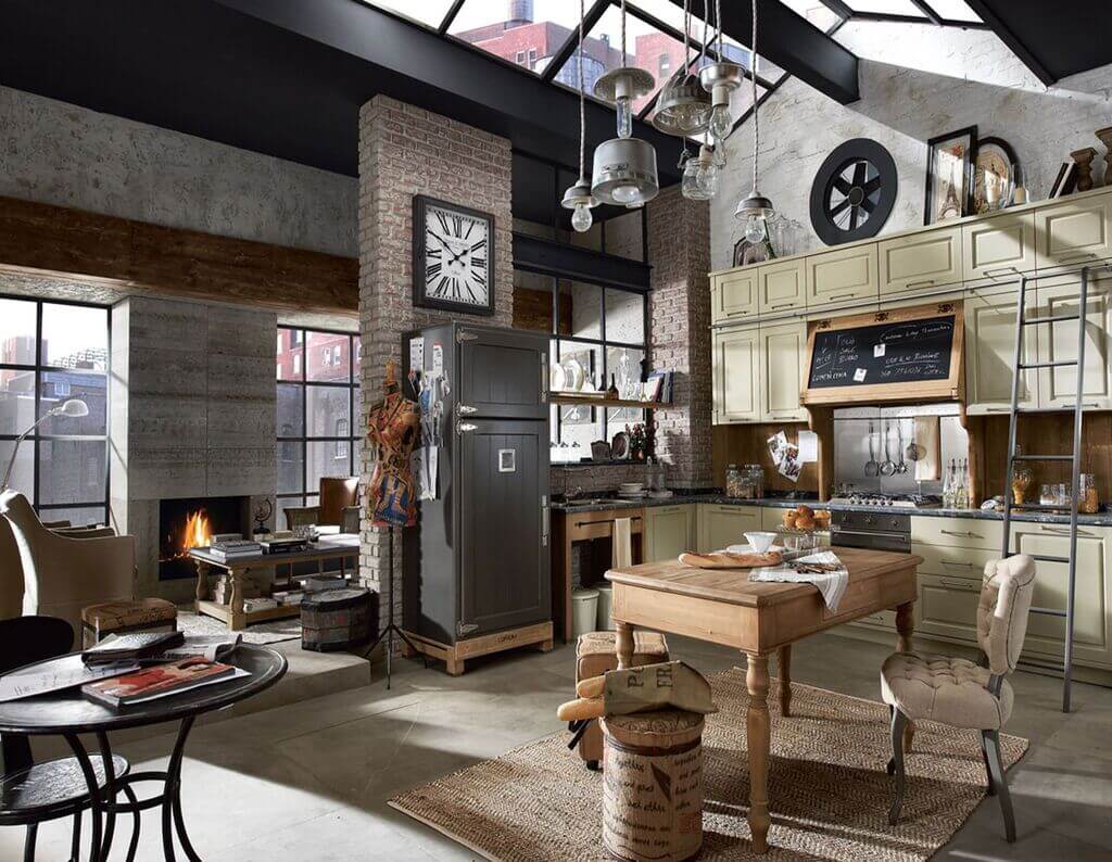 Vintage industrial Home Design