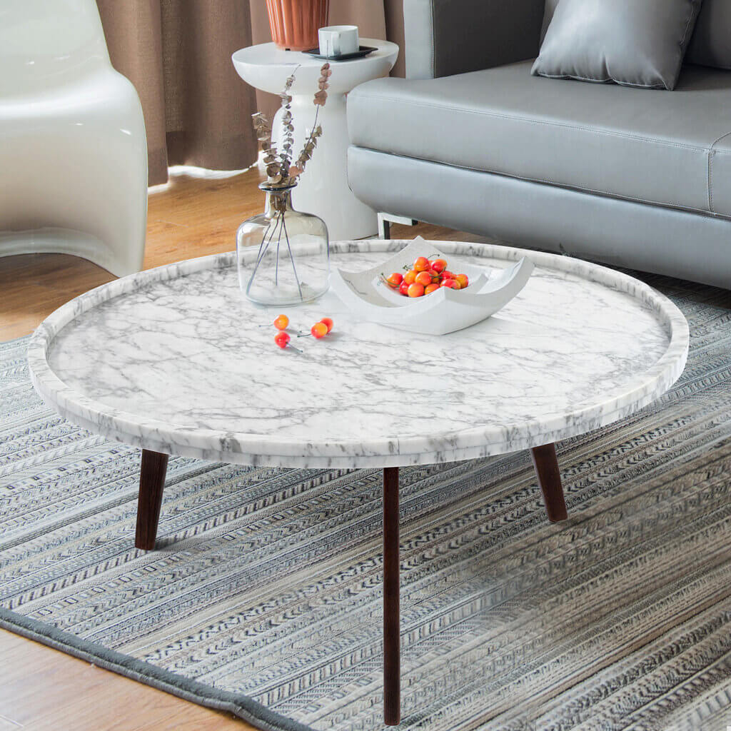 Round Marble Coffee Table