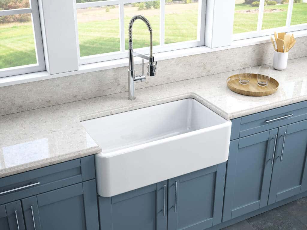 Wash Dishes in a Farmhouse Sink