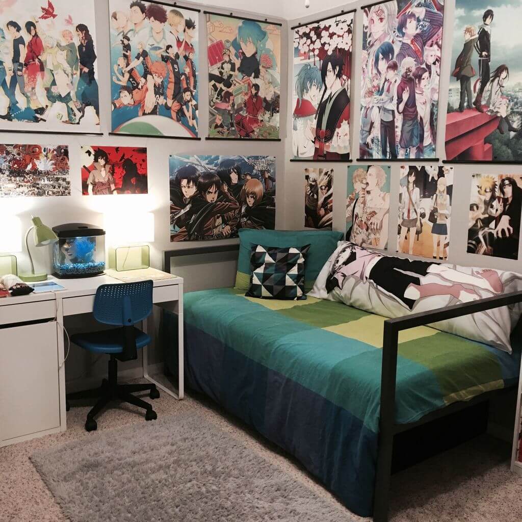 Bedroom Aesthetic Anime Room Decor Ideas : Otaku Aesthetic Otaku Anime