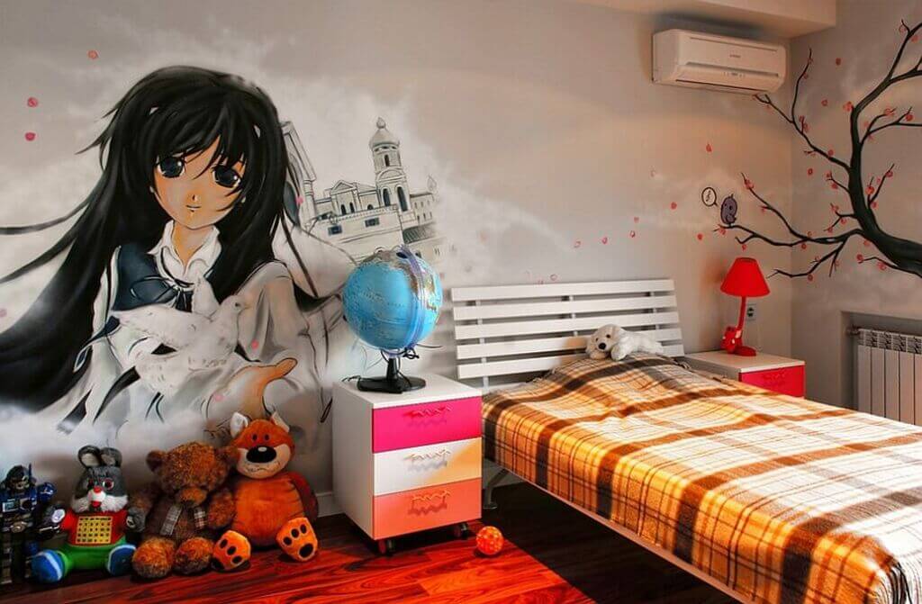 anime bedroom design