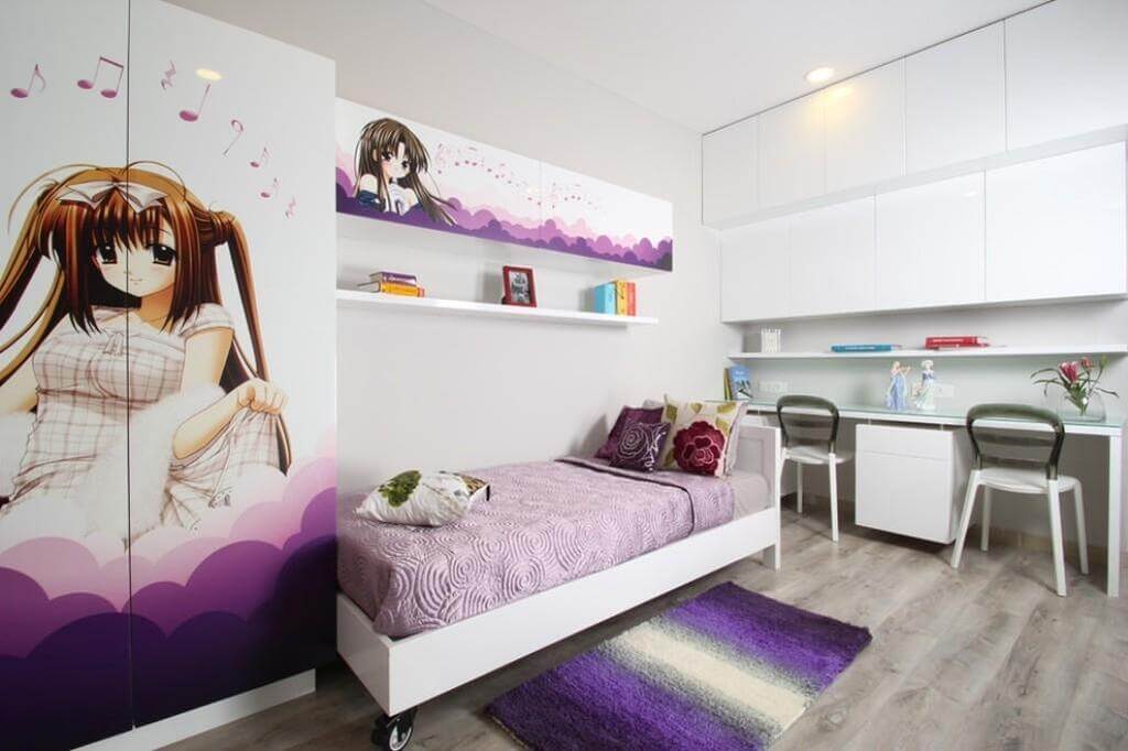 anime bedroom design