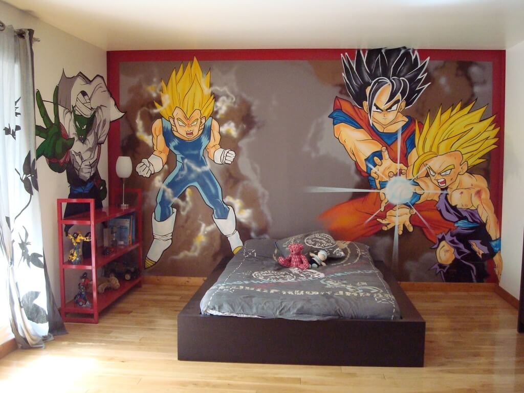 Dragon Ball Z Anime Bedroom