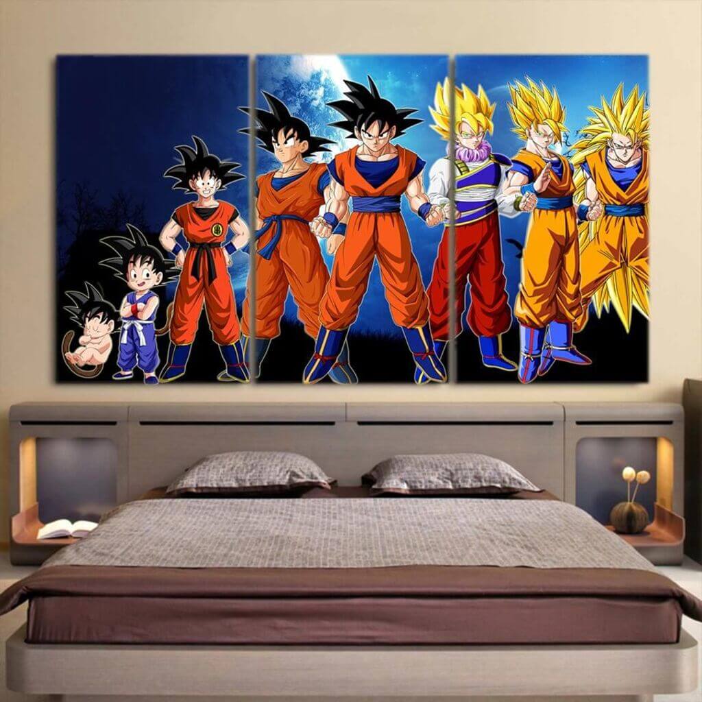 Dragon Ball Z Anime Bedroom for bedroom ideas