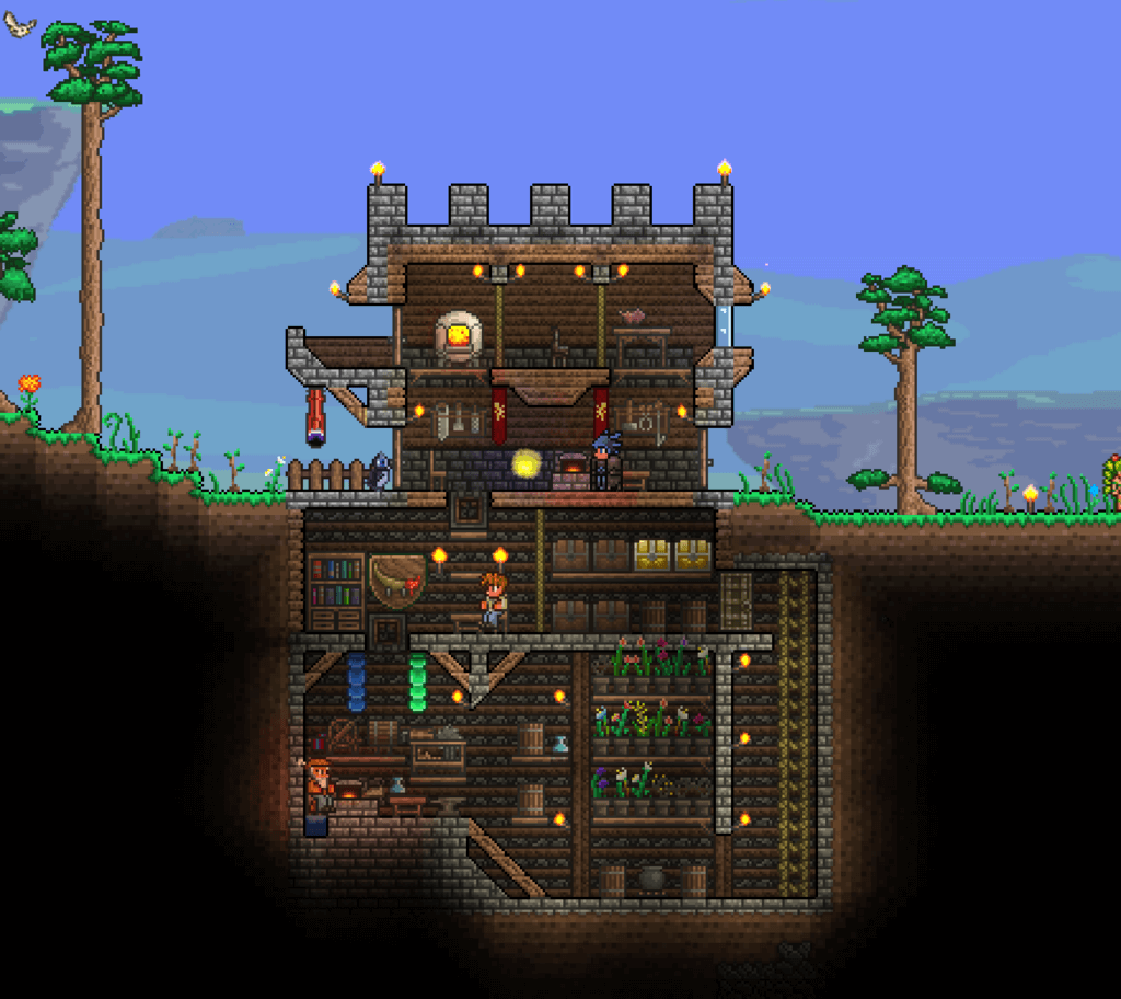 terraria house design ideas