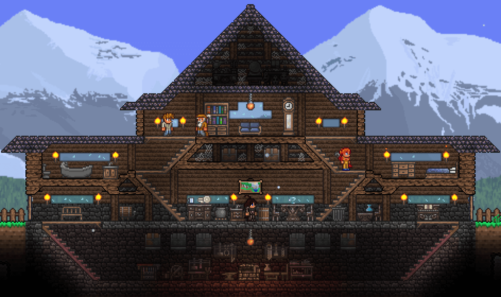 terraria house design ideas