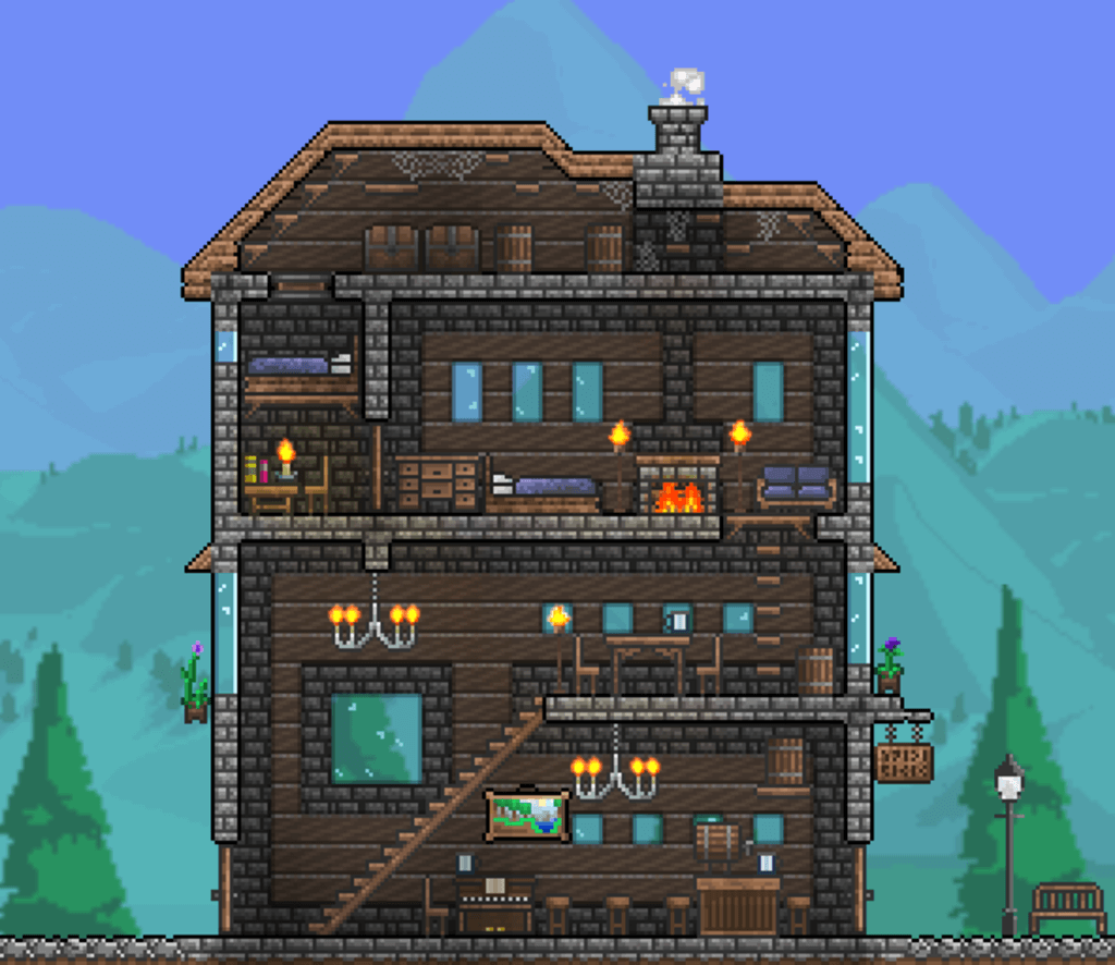 terraria house design ideas