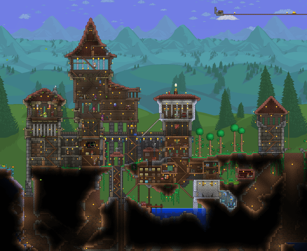 terraria house design ideas