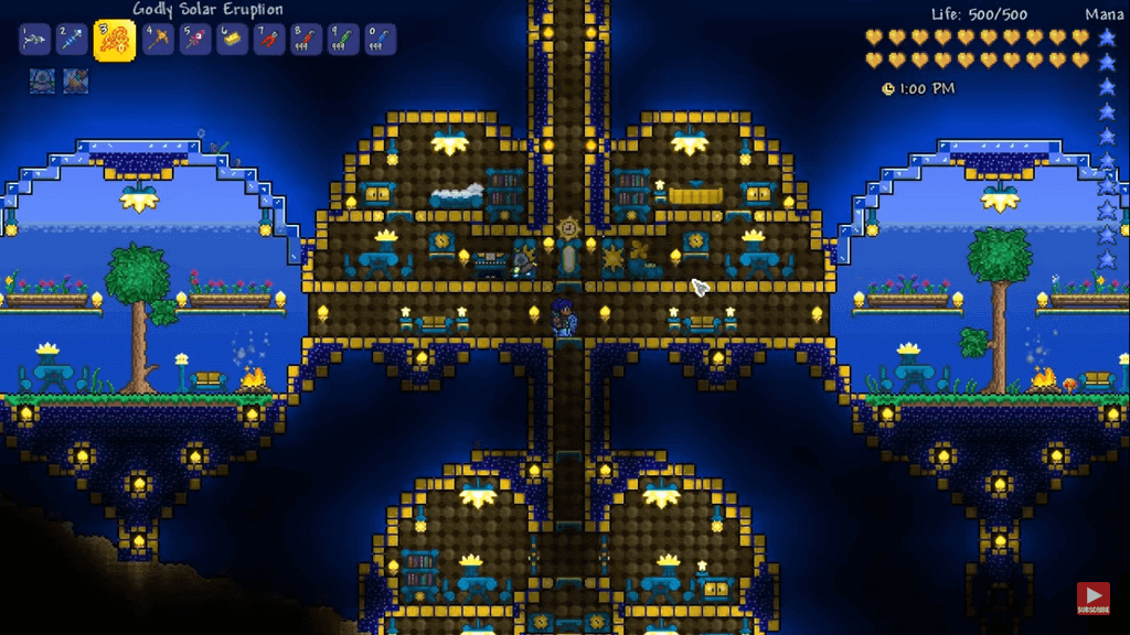 terraria house designs