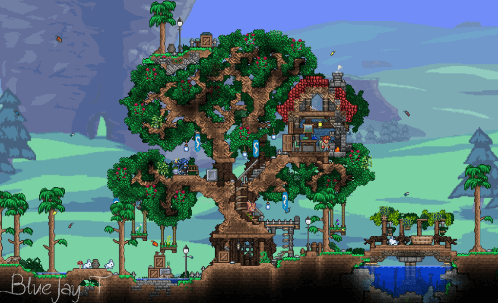 terraria house designs