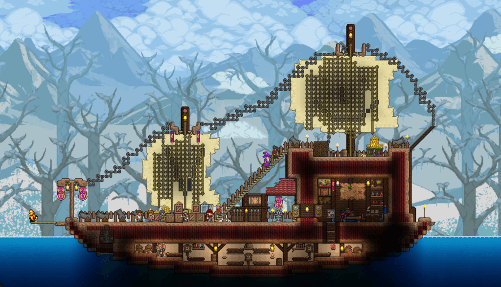 Terraria Ship House