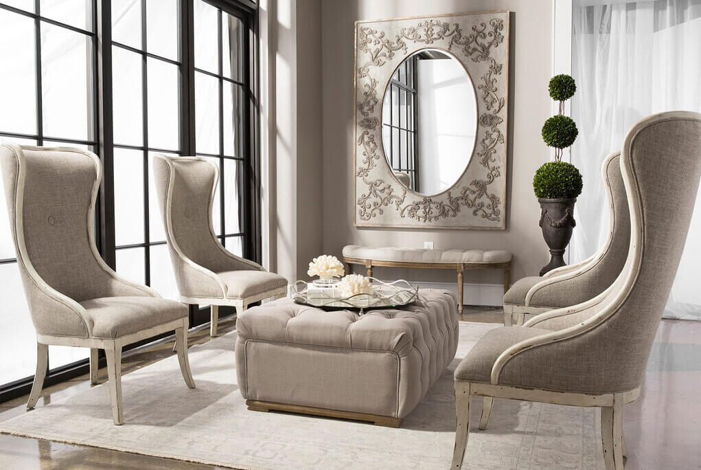 Hang Some Mirrors and Make Your Living Room Less Crowded
